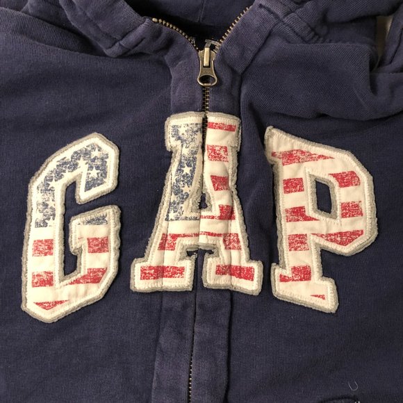 GAP Kids Hooded Zip Up Sweatshirt - Picture 4 of 6